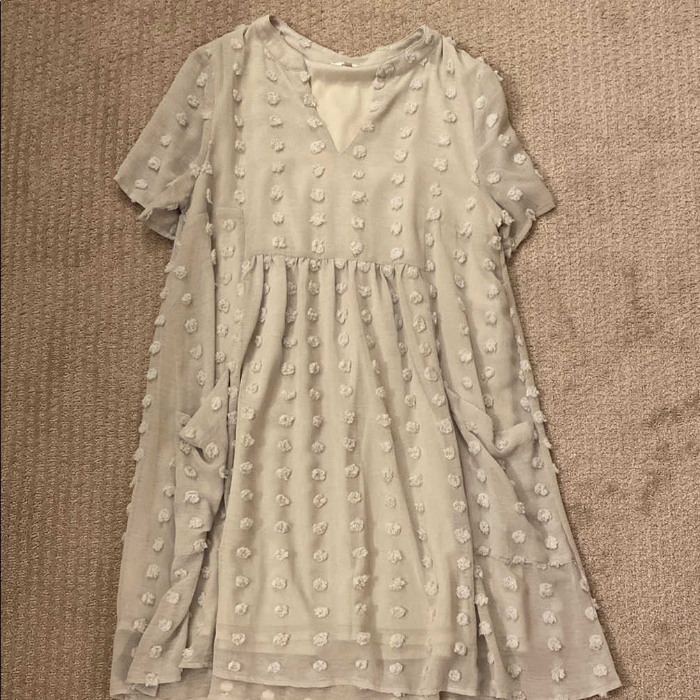 Pale Blue Mini Dress